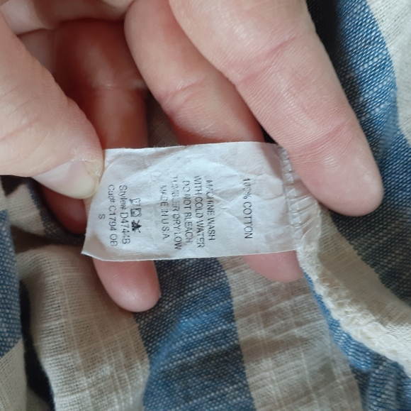 Blue and White Cotton Love In Tunic - Picture 6 of 13